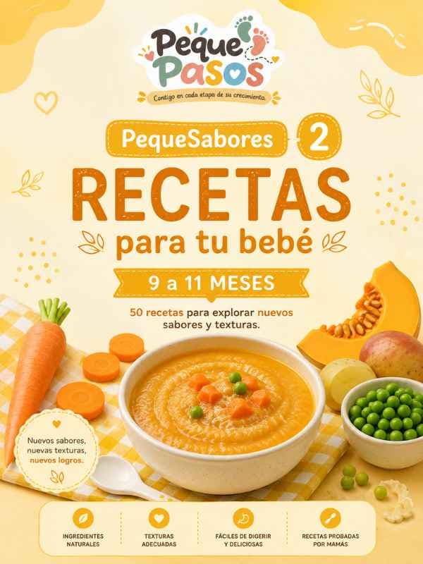 Portada de PequeSabores 2, de 9 a 11 meses