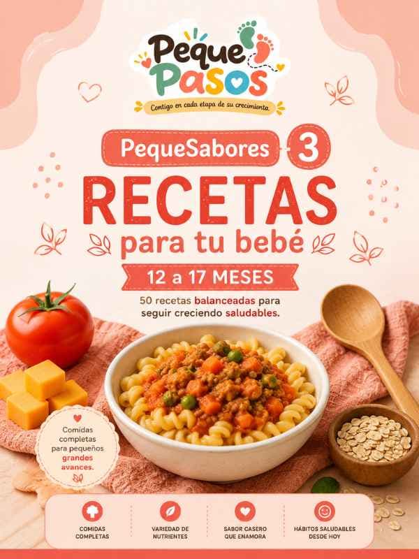 Portada de PequeSabores 3, de 12 a 17 meses